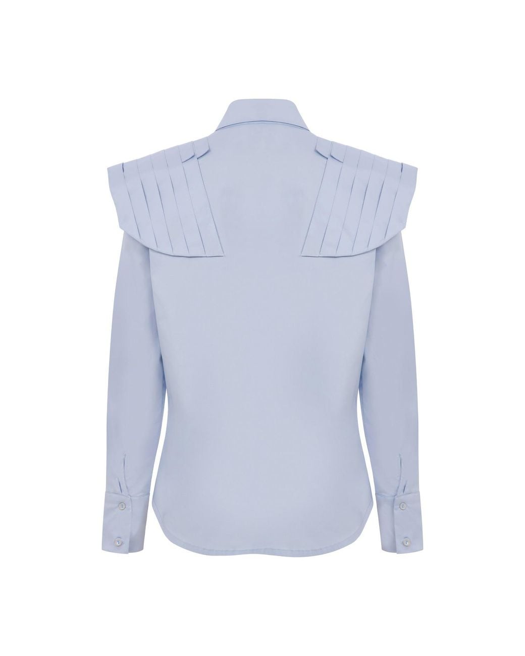 Maan Istanbul Blue Oversize Cotton Shirt