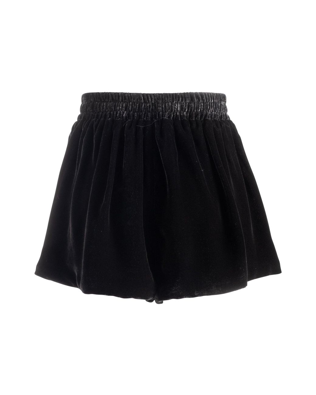 Je Mérite (I Deserve) Black Silk Velvet Short