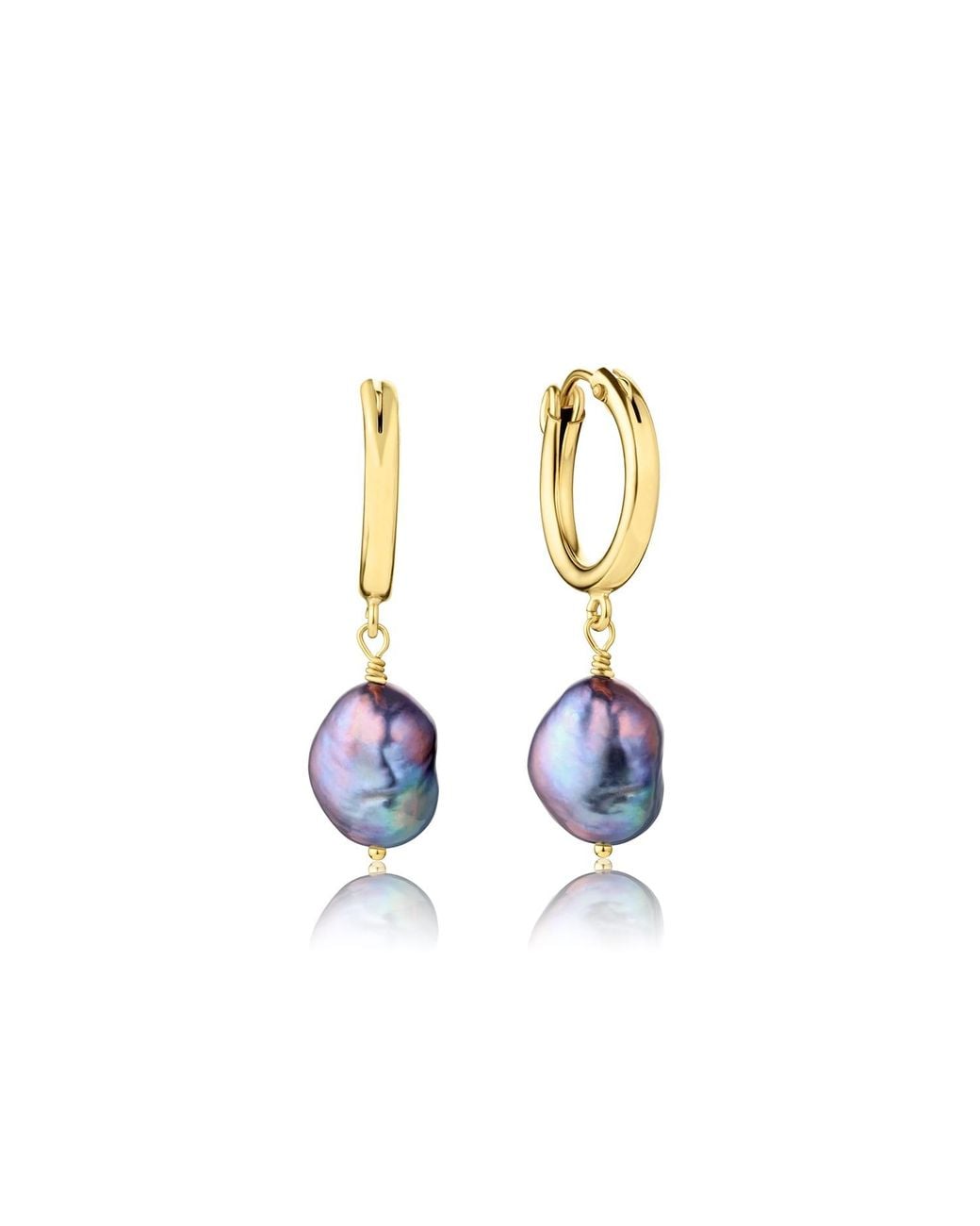 SET & STONES Blue Adelle Hoops