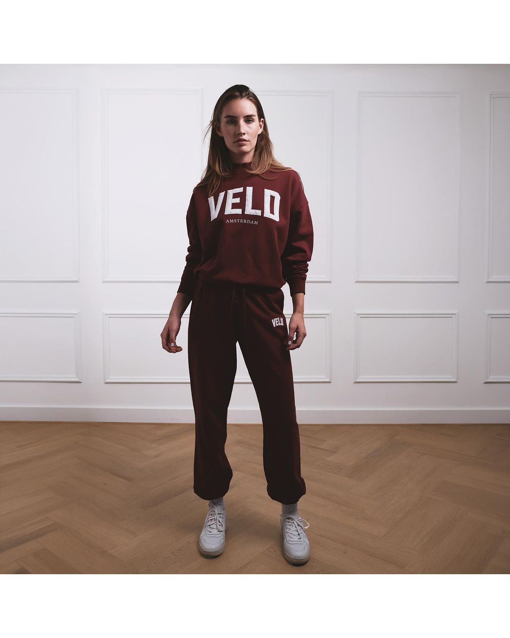 VLD Red Silverlake Varsity Sweatpant