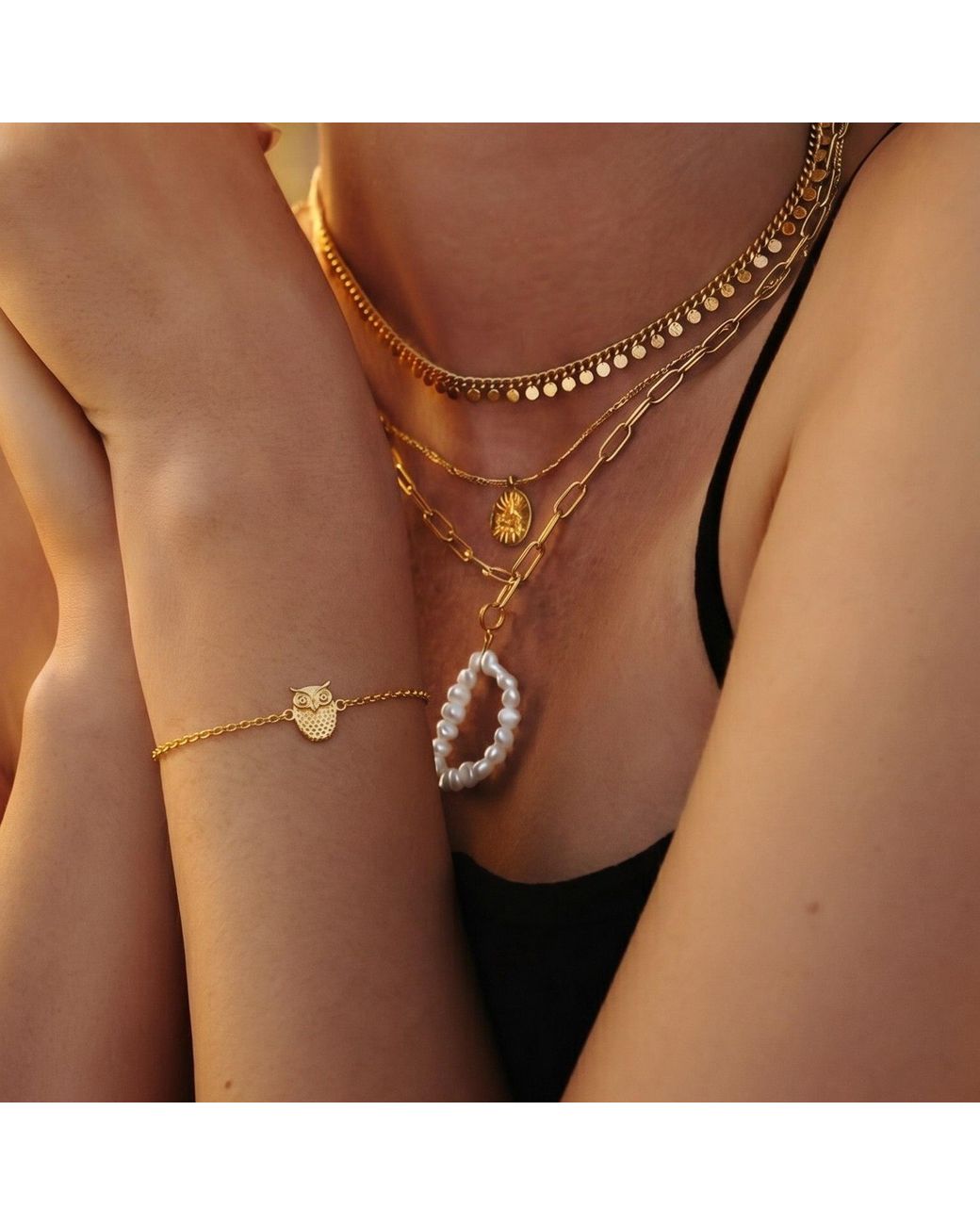 With Love Darling Metallic Wisdom Bracelet