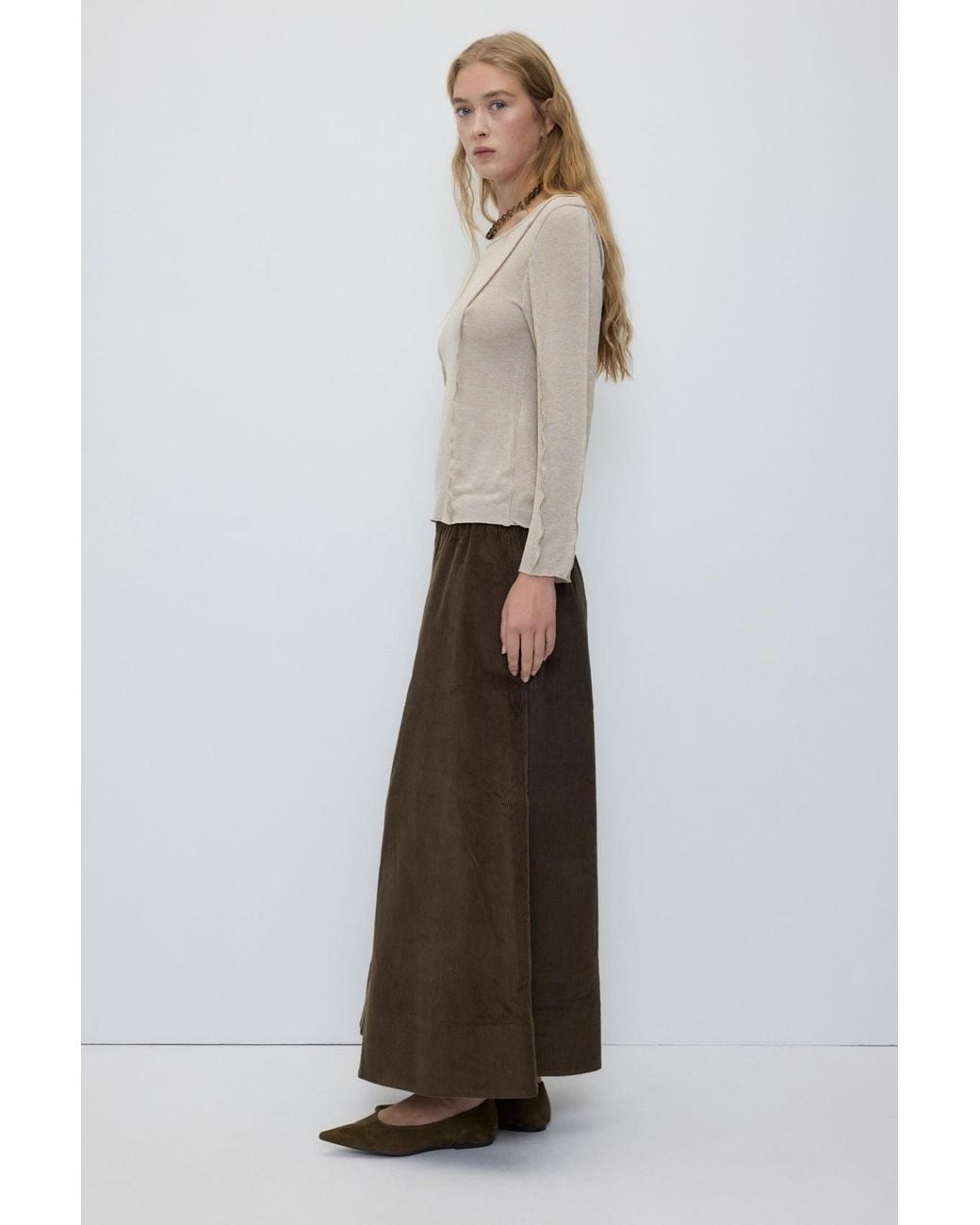 Rita Row Green Lobe Corduroy Pants