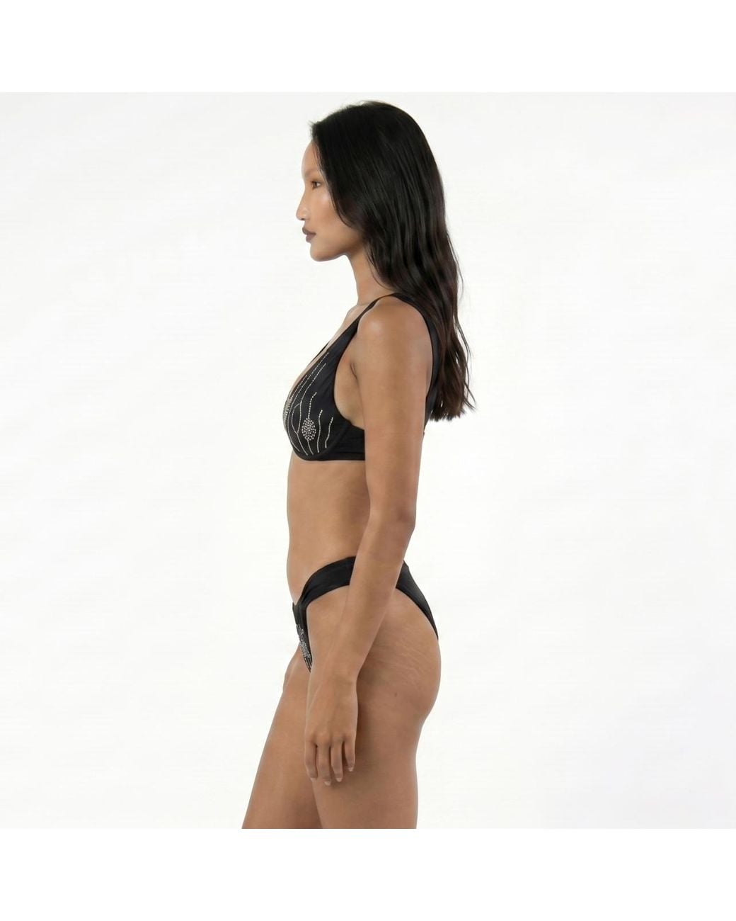 Raw Potential Black Oria Bikini Bottoms