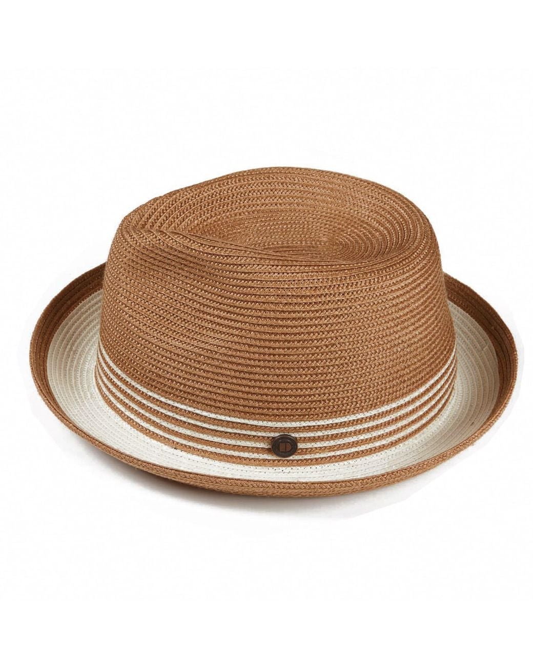 Dasmarca Hats Brown Dasmarca Jordan Tan And Cream Two Tone Summer Crushable Hat Packable Hat For for men