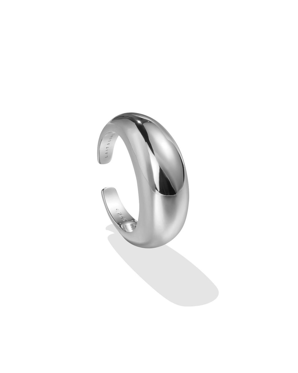 Lait & Lune Metallic Vortex Dome Ring