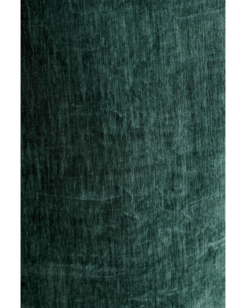 Louche Green Philo Matte Velvet Midaxi Dress