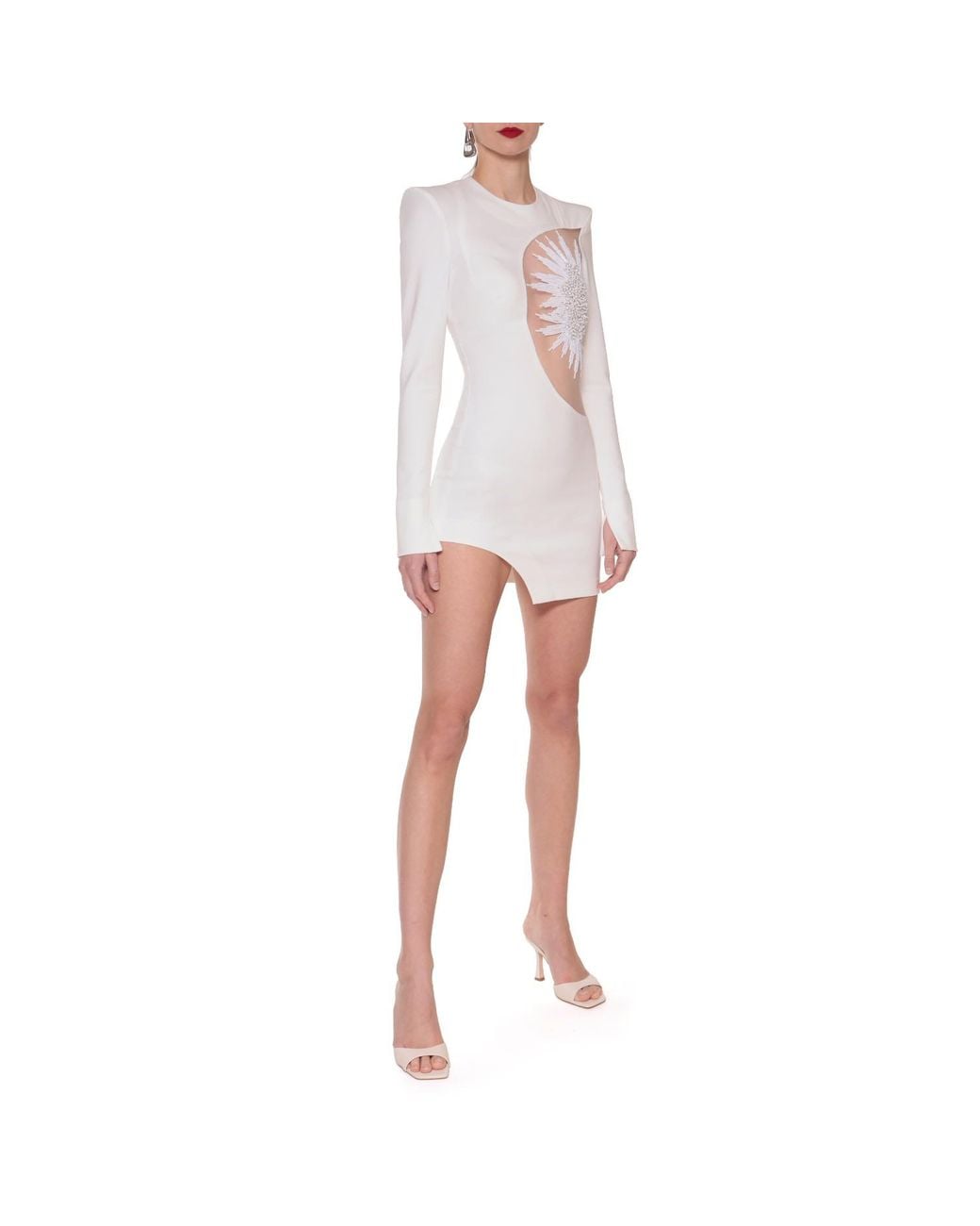 AGGI by HALEWSKI White Rebel Ecru Dress