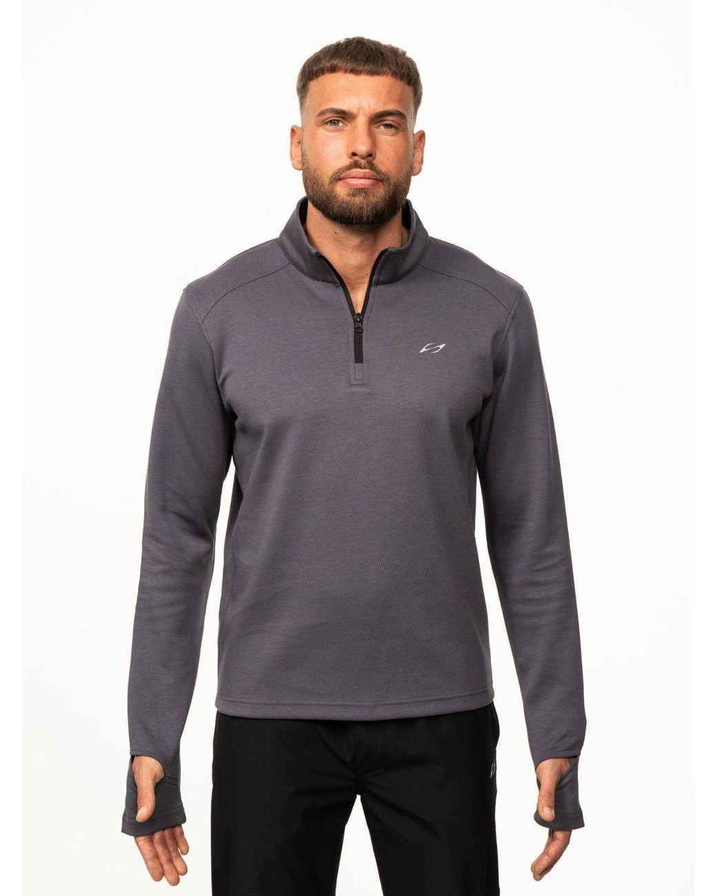 Saved Lab Blue Quarter Zip for men