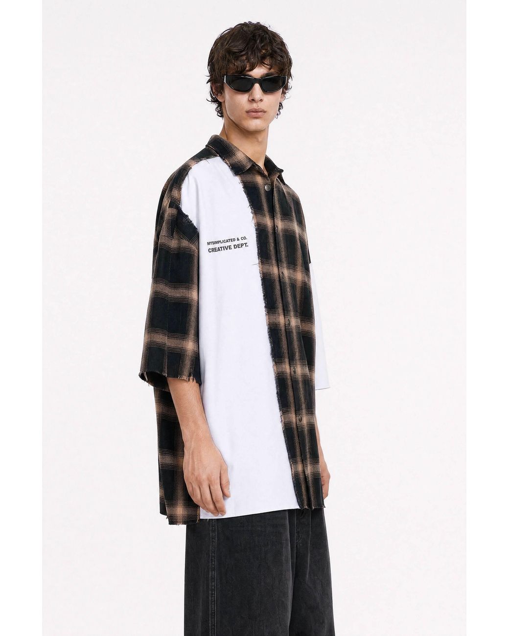 mysimplicated Black Atelier Division Overshirt for men