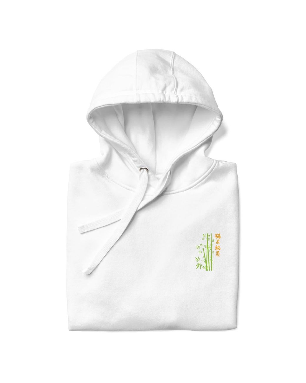 Anchor and Crew Green Great Wall Of China Landmark Cotton Blend Hoodie for men