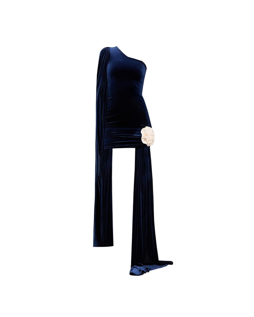 Nur Karaata Blue Empress Rose Dress