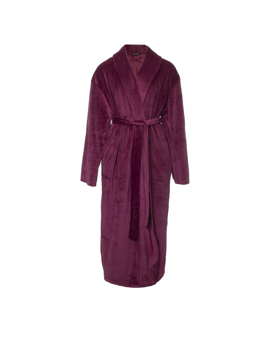 Pretty You London Purple Velour Longline Robe