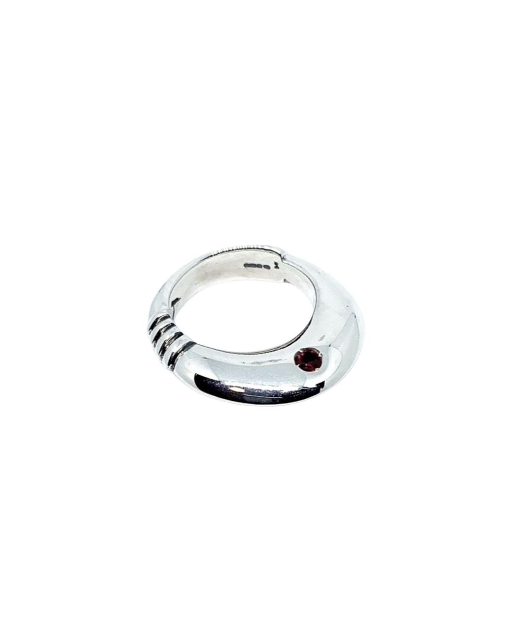 Tg-Jewellery by Tamara Gervasio White Fountain Ring Ruby