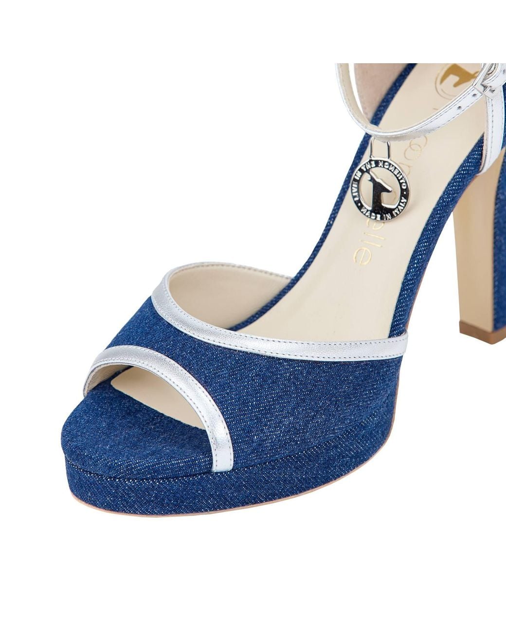 Moon D'elle Blue The Nebbiolina Heels