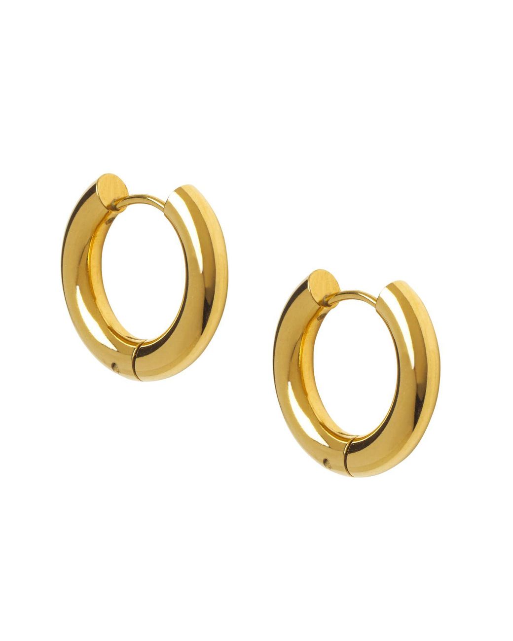 Hoops + Chains LDN Metallic Stevie Hoops