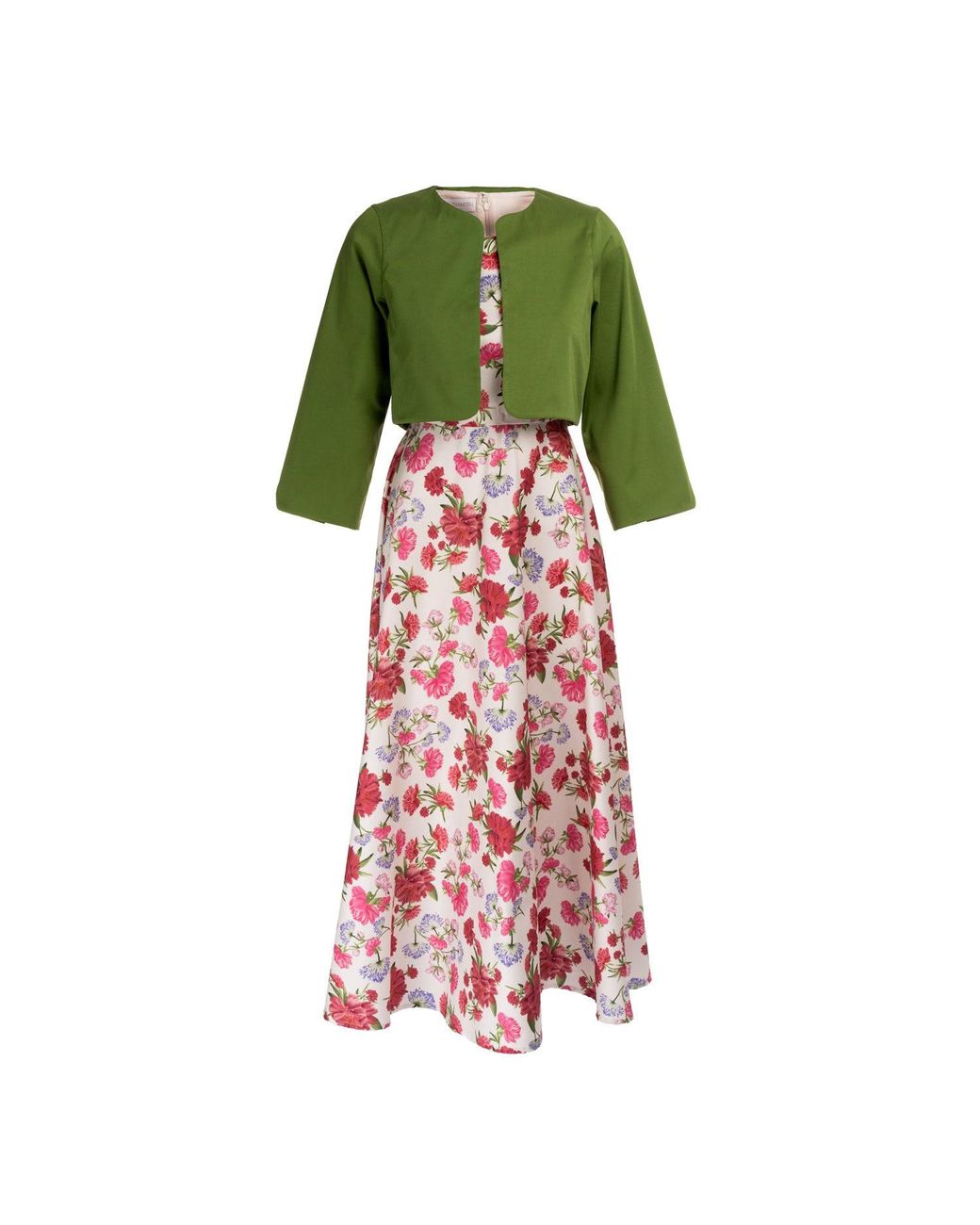 Sofia Tsereteli Green Bolero Jacket