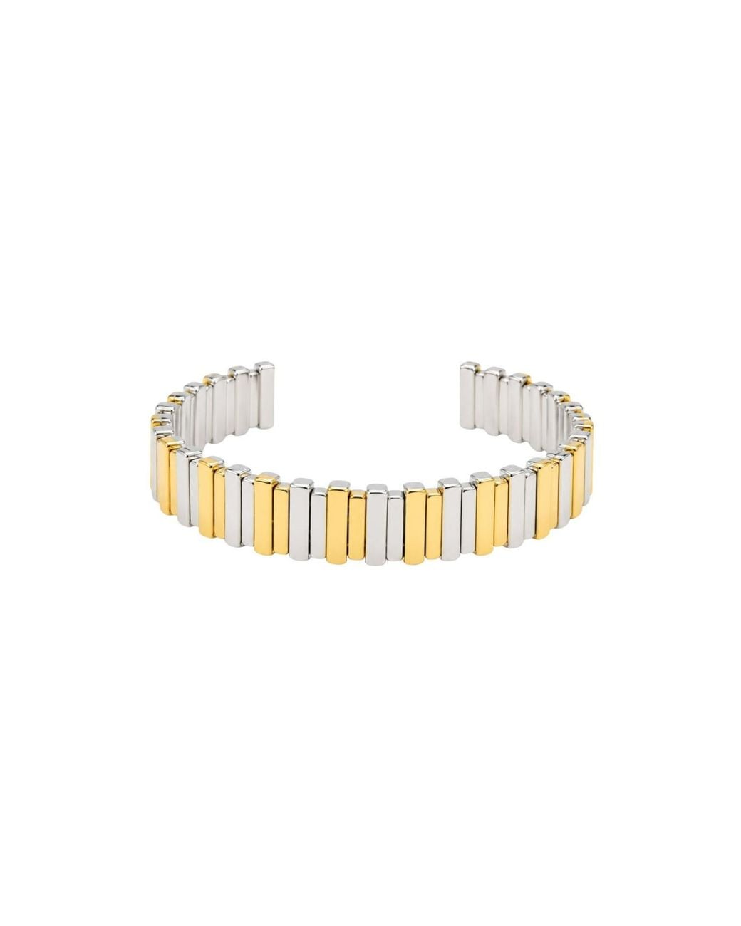 Uchi and Soto Metallic Shikaku Mixed Metals Cuff Bangle