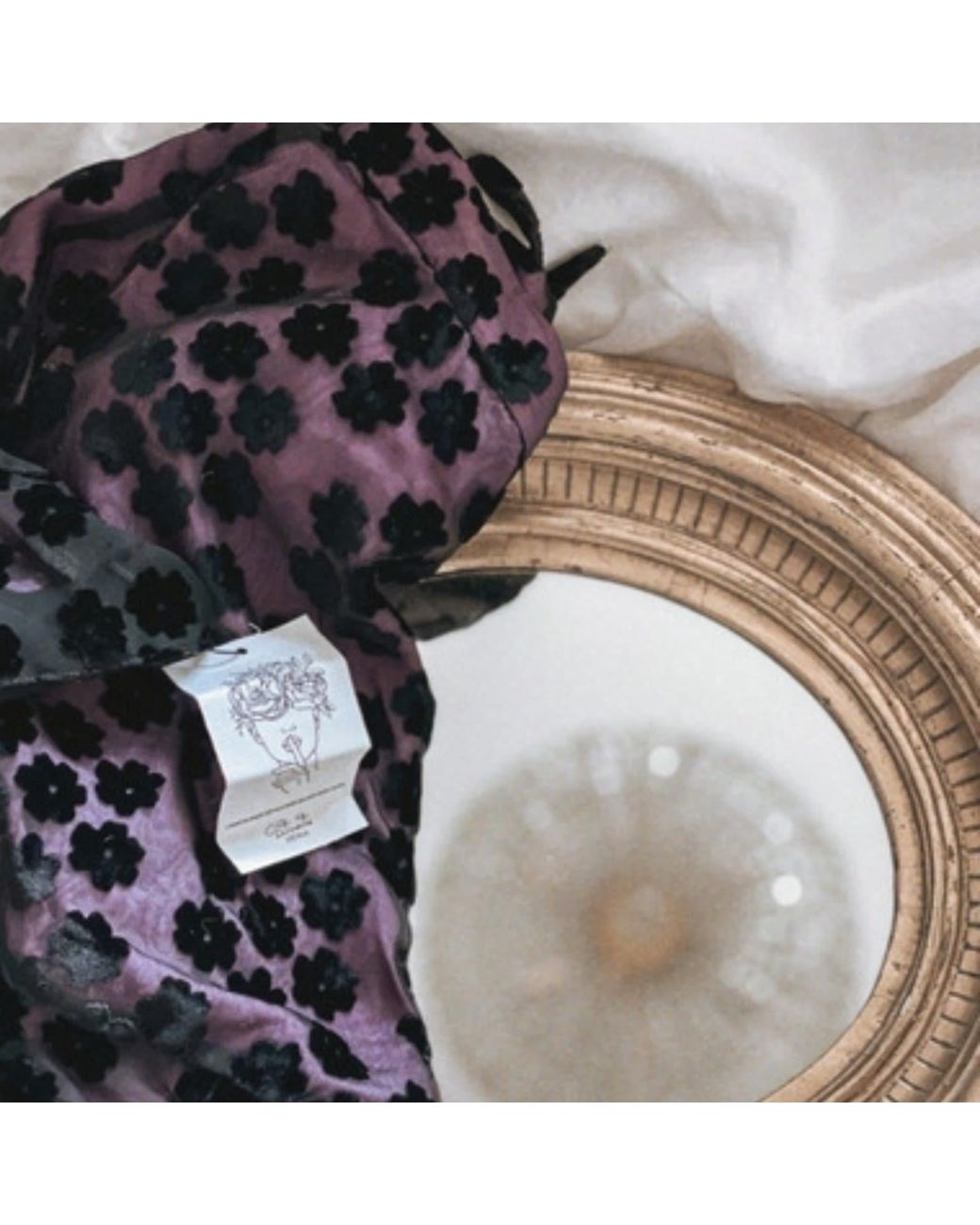 Introvertie VIENNA Black Over It Viscose Wrap Skirt Mini
