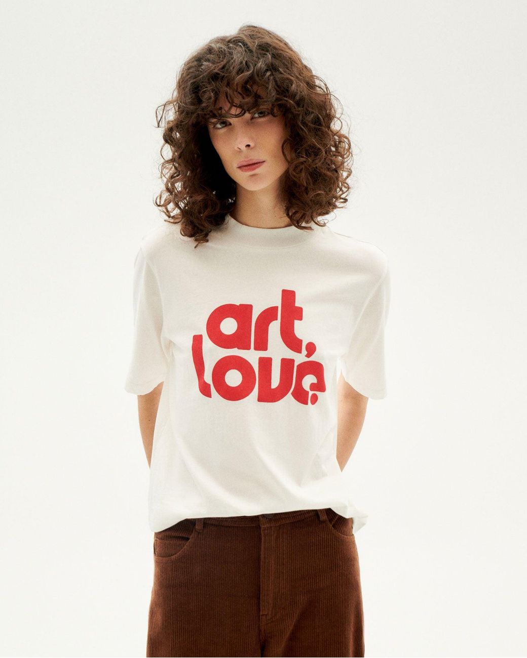 Thinking Mu Art Love Mock T shirt in White Lyst UK
