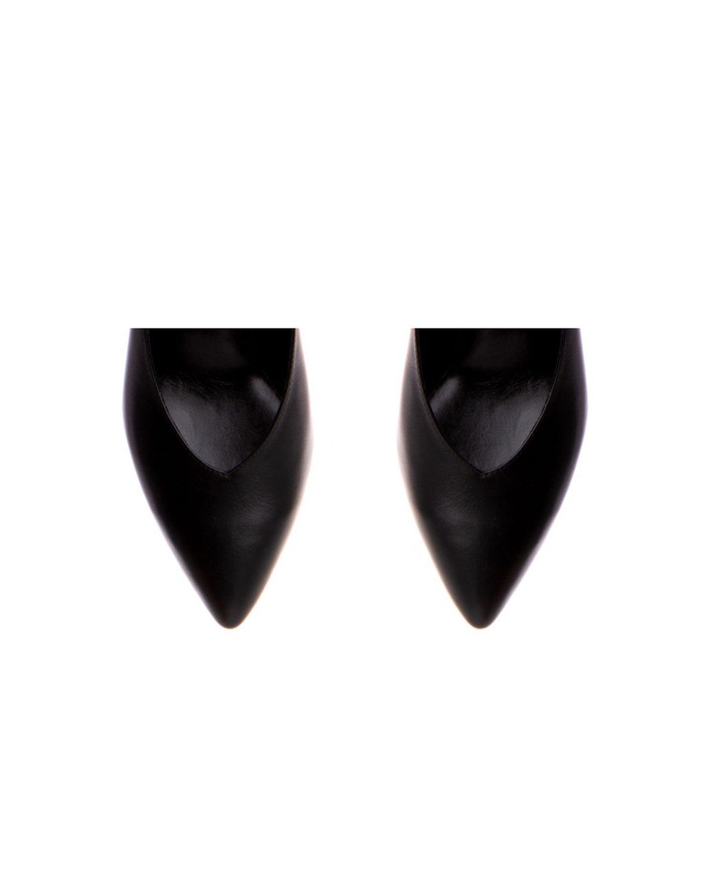 The 5Th Element Black Celine Leather Kitten Heel