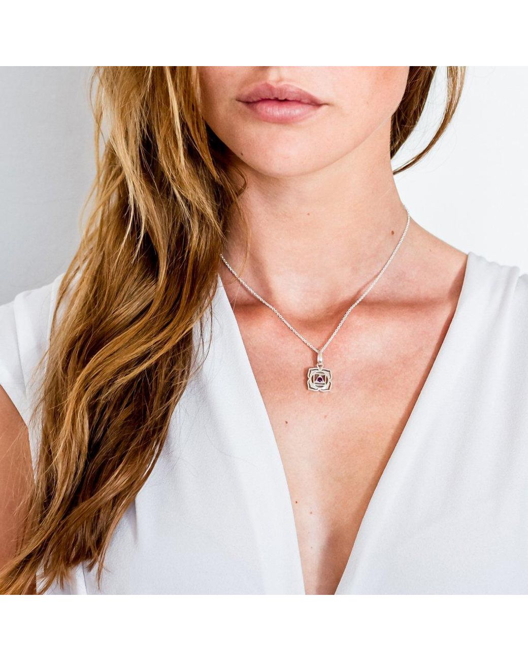 Charlotte's Web Jewellery White Root Chakra Ring