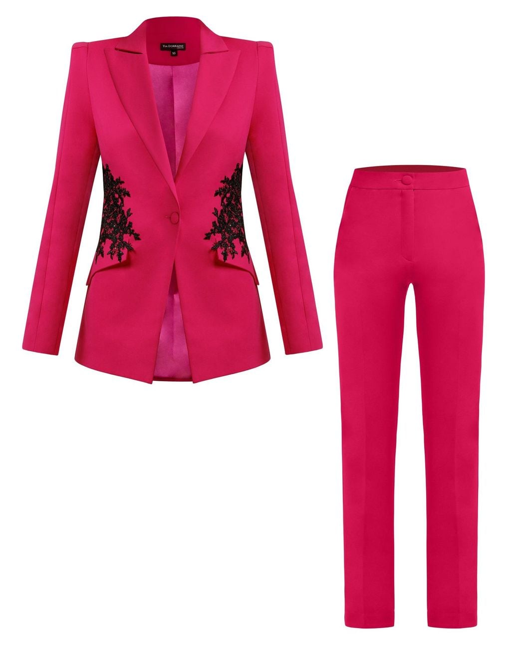 Tia Dorraine Fantasy Tailored Suit With Embroidery