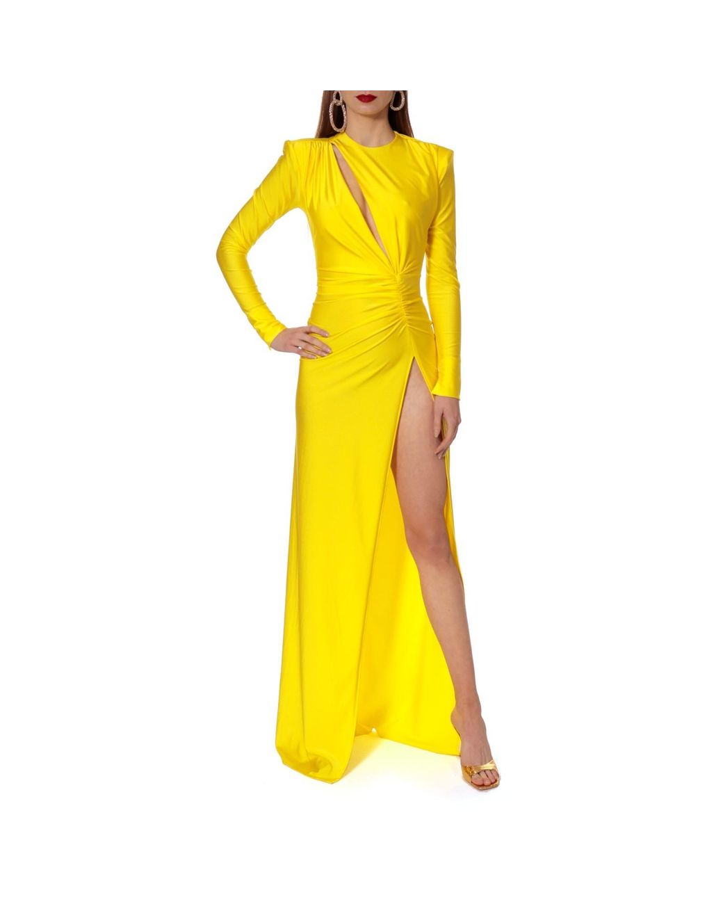 AGGI by HALEWSKI Yellow Adriana Super Dress