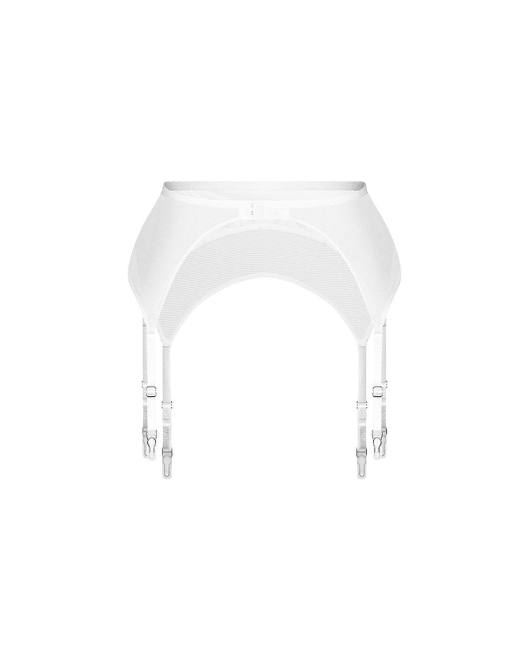 Zhilyova White Asteria Garter Belt