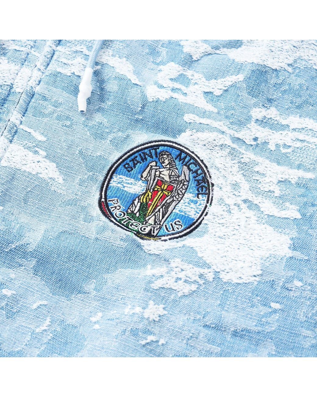 VERYRARE Blue Saint Michael Hoodie for men