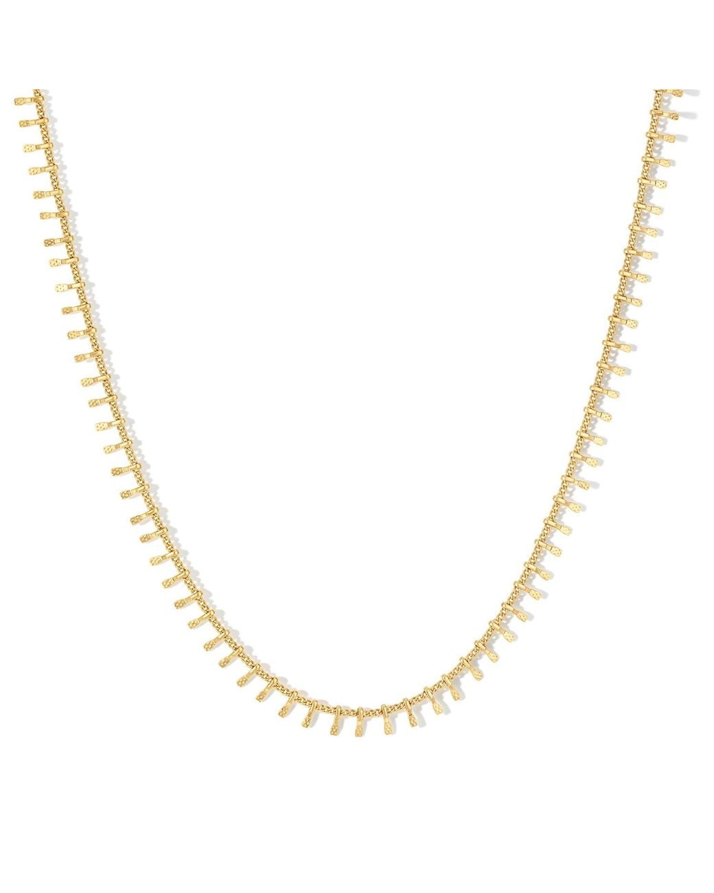 Formation Co. Jewellery Metallic Riley Textured Necklace