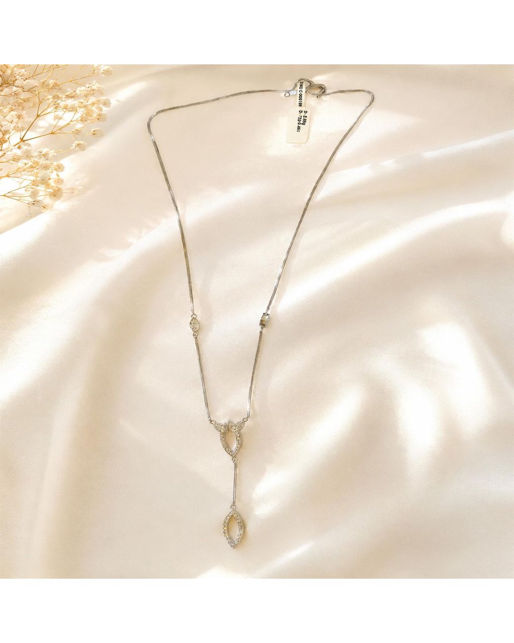 Artisan Metallic 18K Diamond Marquise Y-Drop Necklace