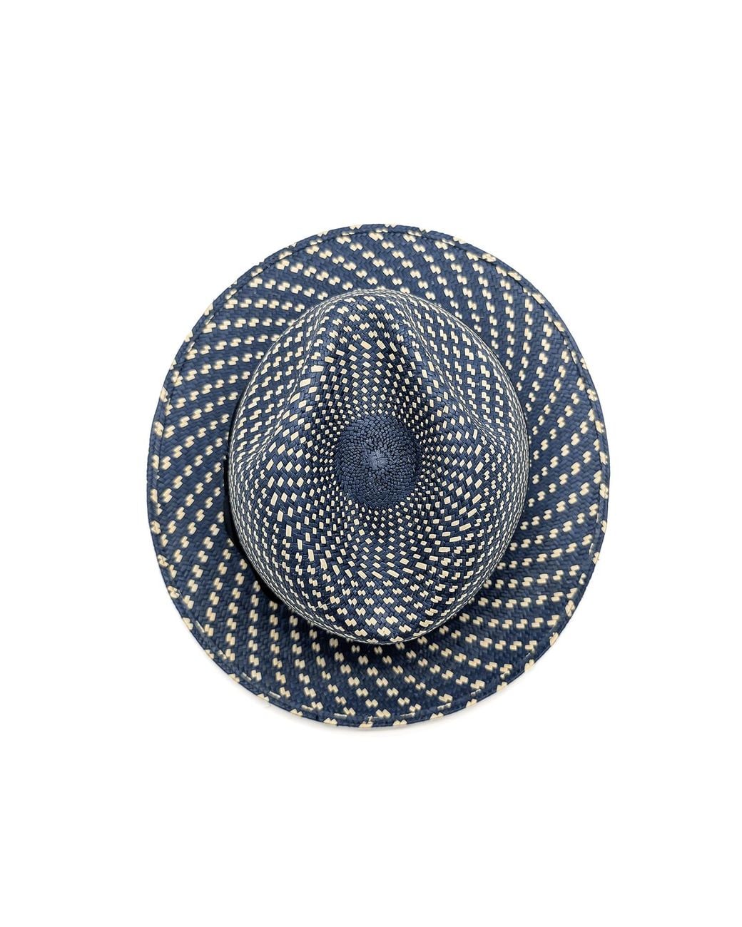 DORIA 1905 Blue Panama Combinado Drop Hat for men