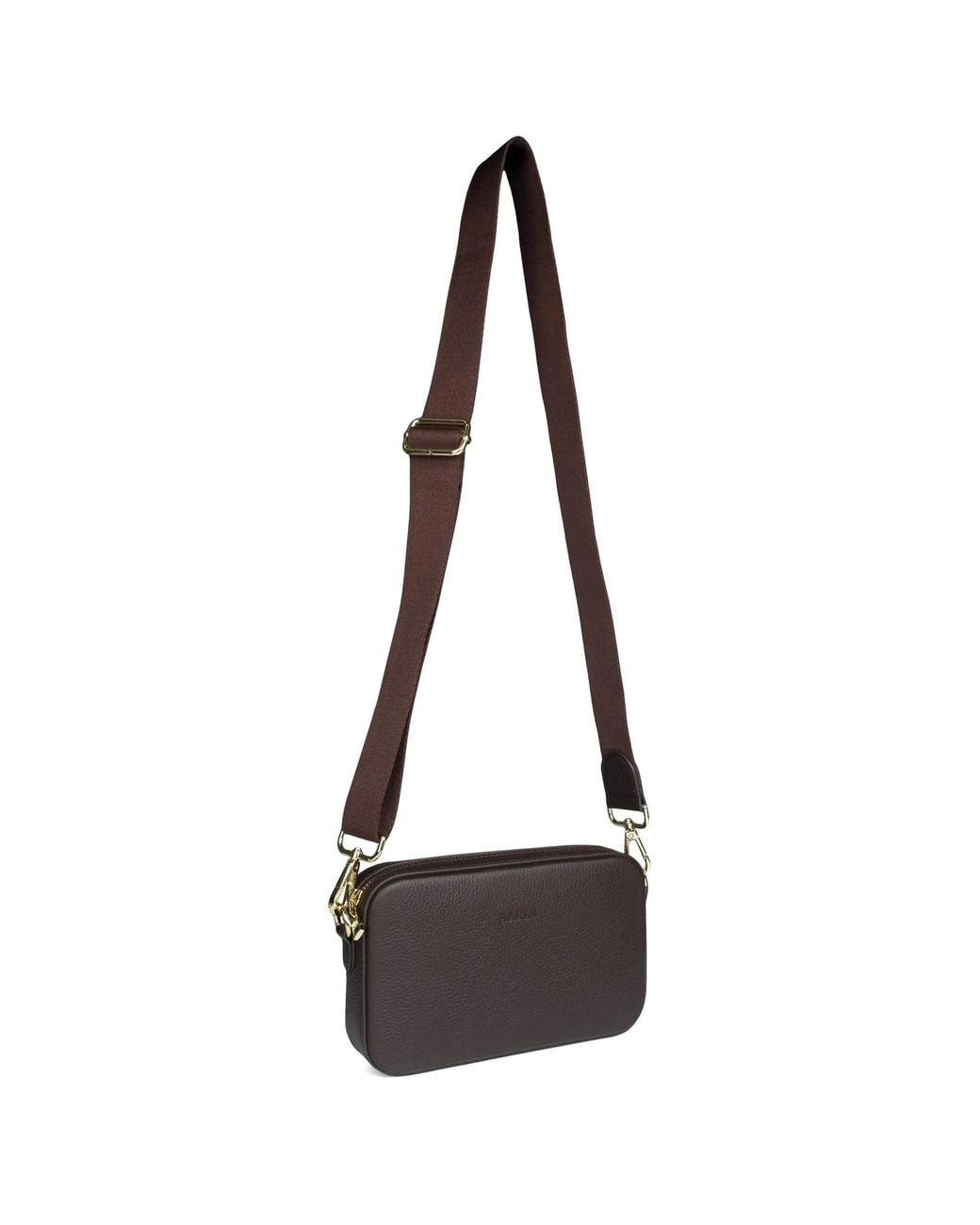Aarni Brown Crossbody Bag, Dark