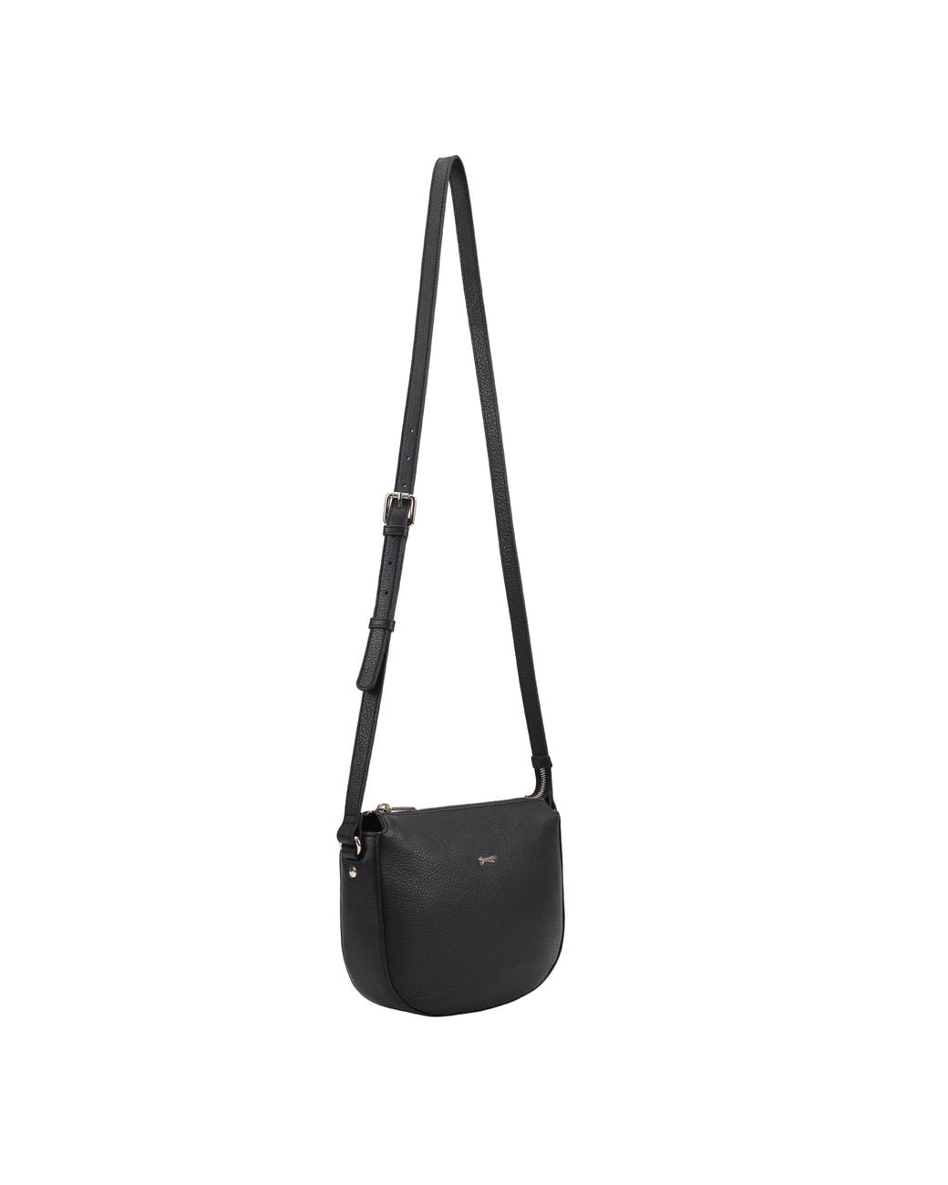 Paul Costelloe Black Hazara Leather Crossbody Bag