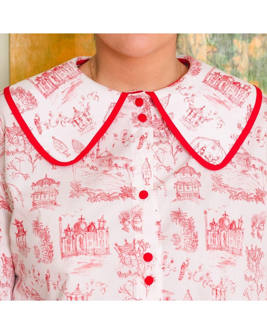 L’orangerie D’isabella Pink Solea Shirt