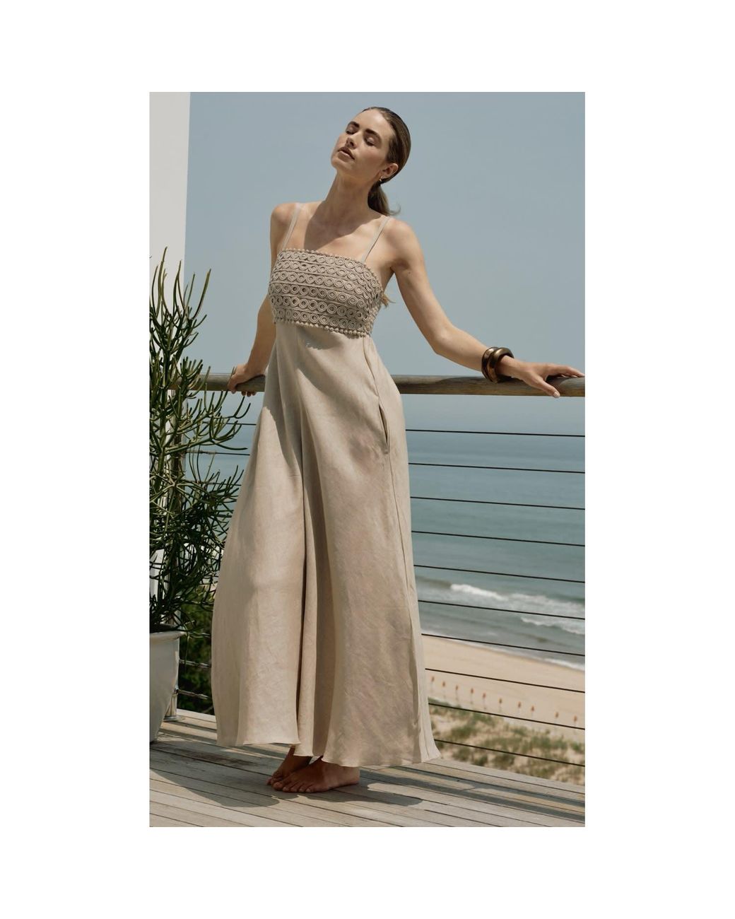MARICEL Natural Neutrals Sofia Jumpsuit