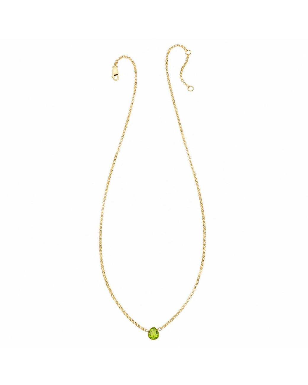 Heather Hawkins Jewelry Metallic Tiny Gemstone Necklace