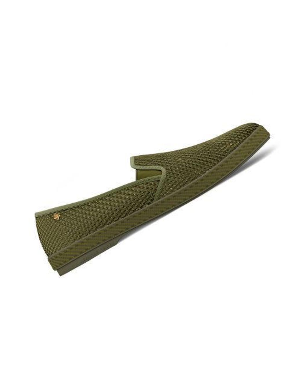 Rivieras Green Classic Mesh Slip-On Loafer