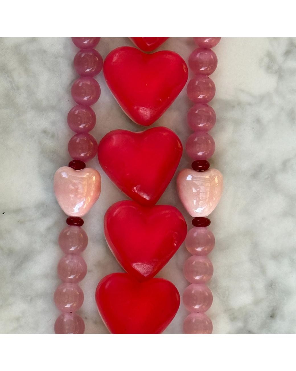 Larsuu Pink Amour Rose No. Two Necklace