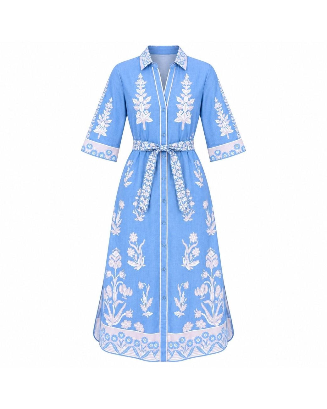 IslaPayal Blue Rhea Midi
