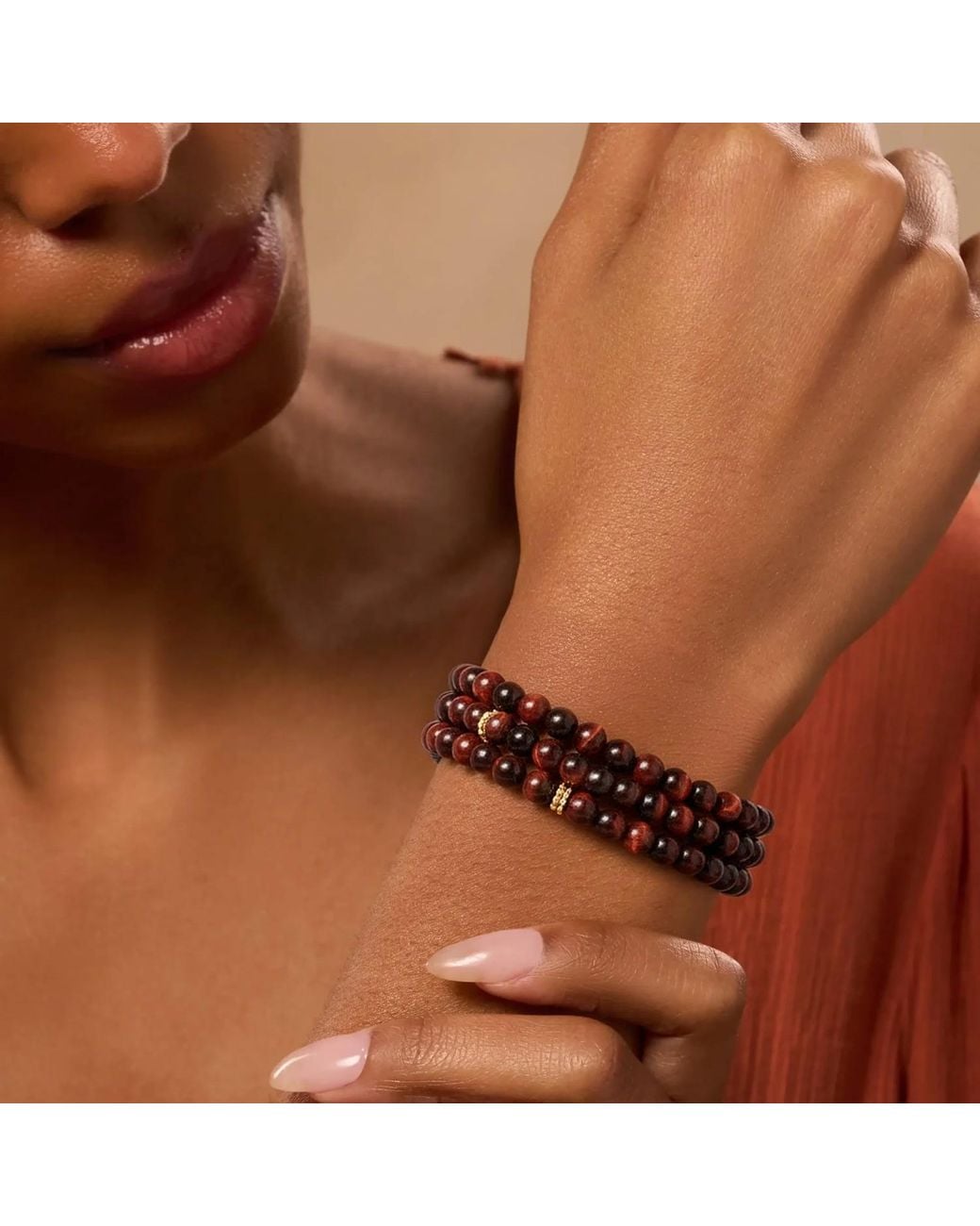 Karma and Luck Metallic Tiger Eye Turtle Wrap Bracelet – Strength & Protection Jewelry – Enduring Flow