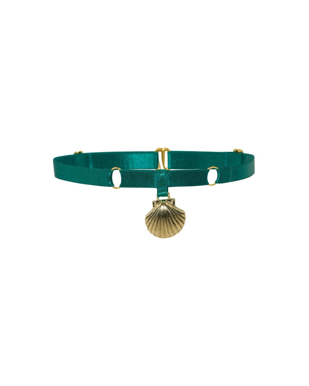 Empress Mimi Green Venus Choker With Shell Detail
