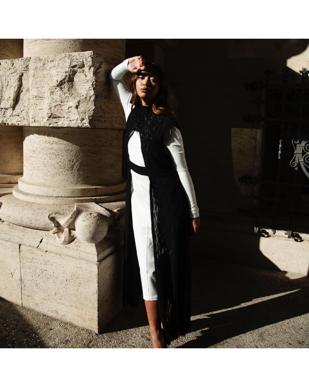 The Ethos Studio White Sarah Dress