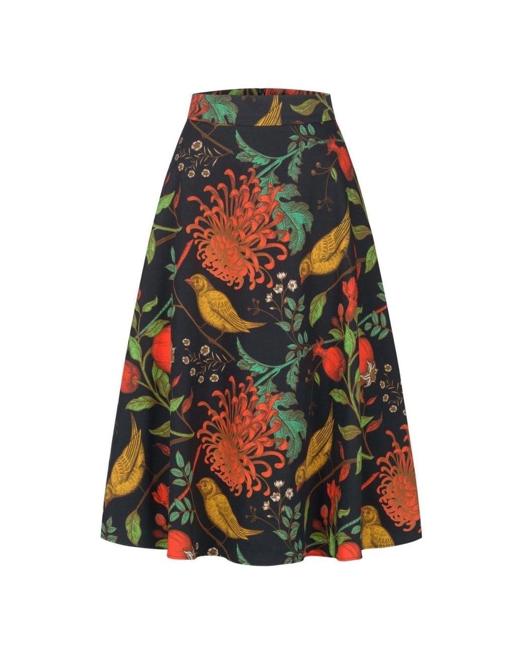 Marianna Déri Multicolor Evening Midi Skirt
