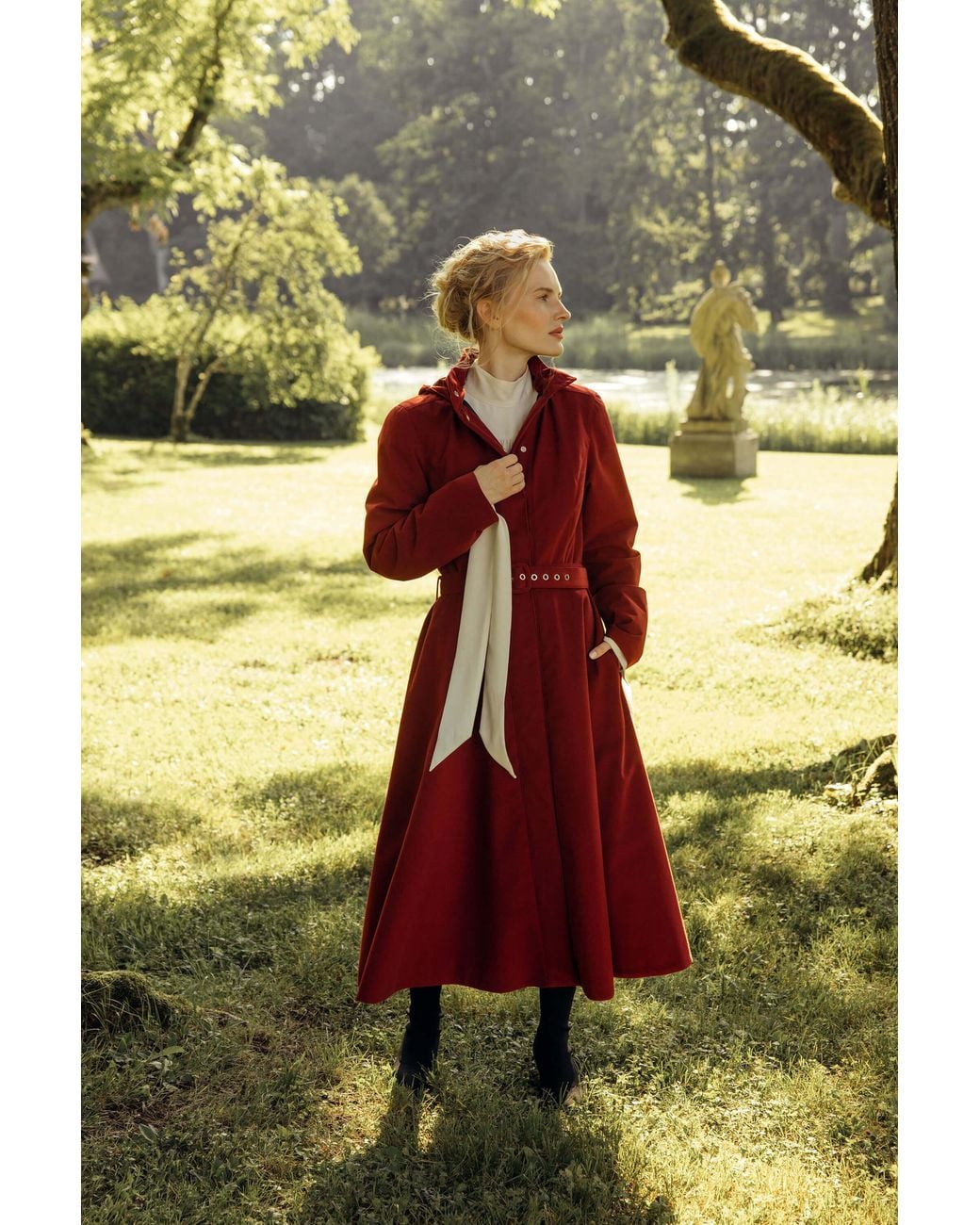 RainSisters Red Winter Coat