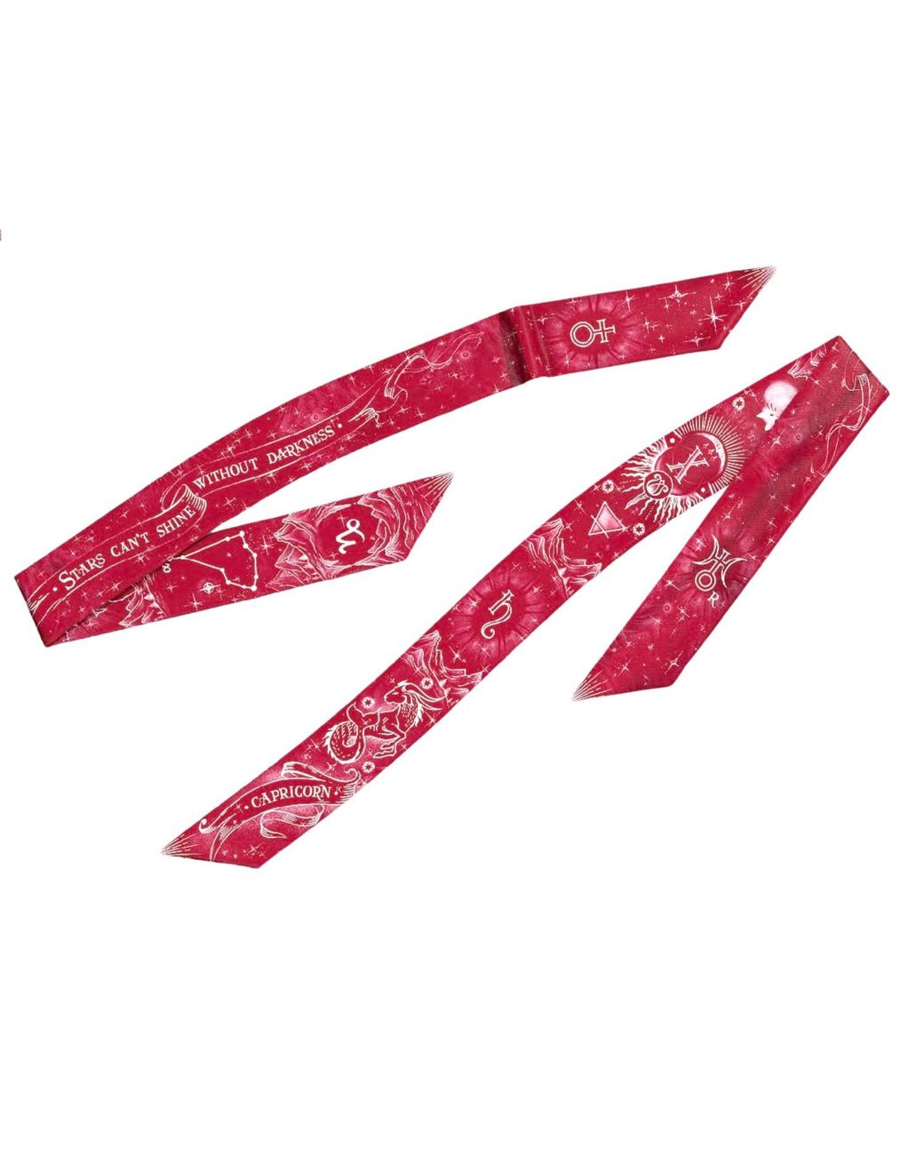 Silk&Soul Red Capricorn Zodiac Twilly