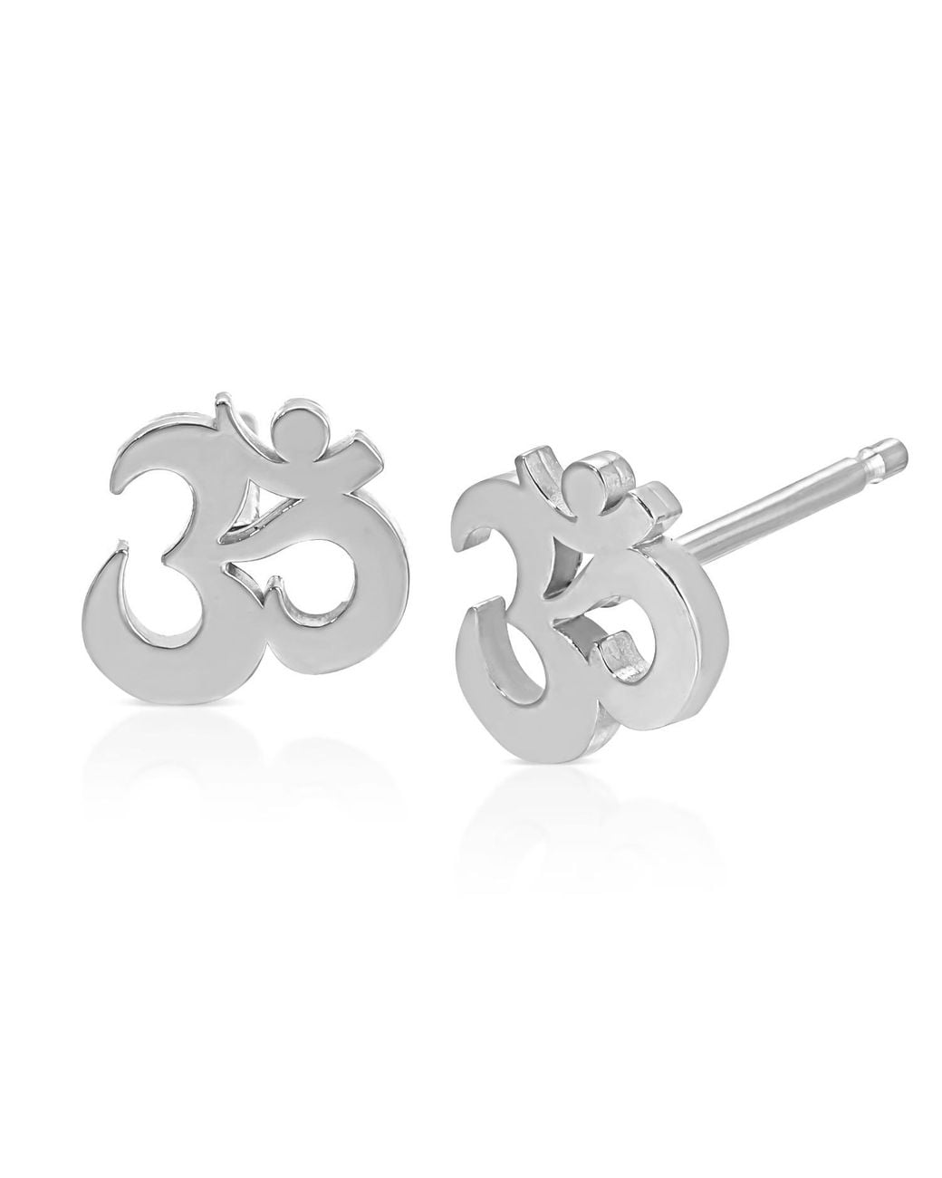 Maya Brenner Metallic Charm Stud