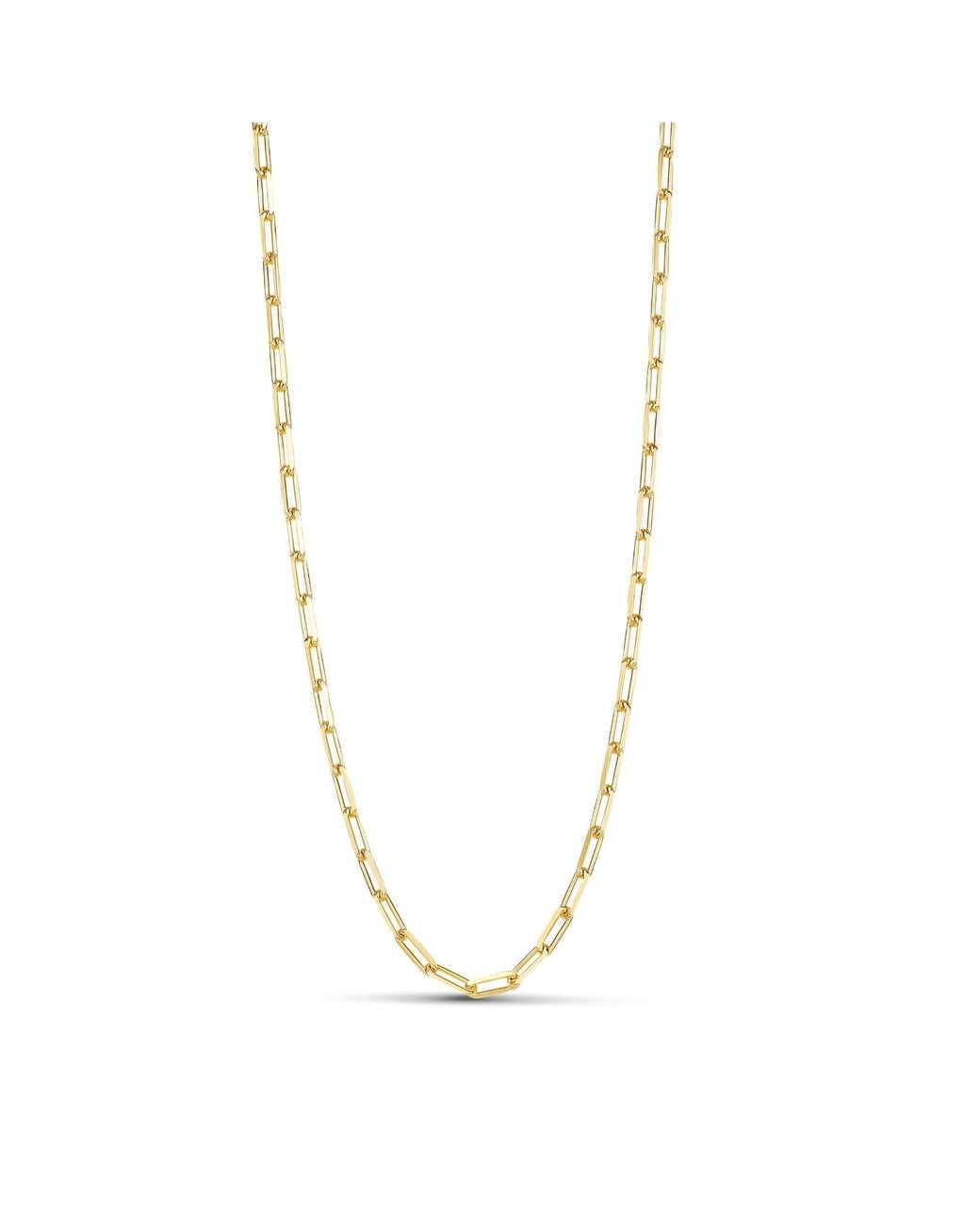 SHYMI Metallic Paper Clip Three Mm Chain
