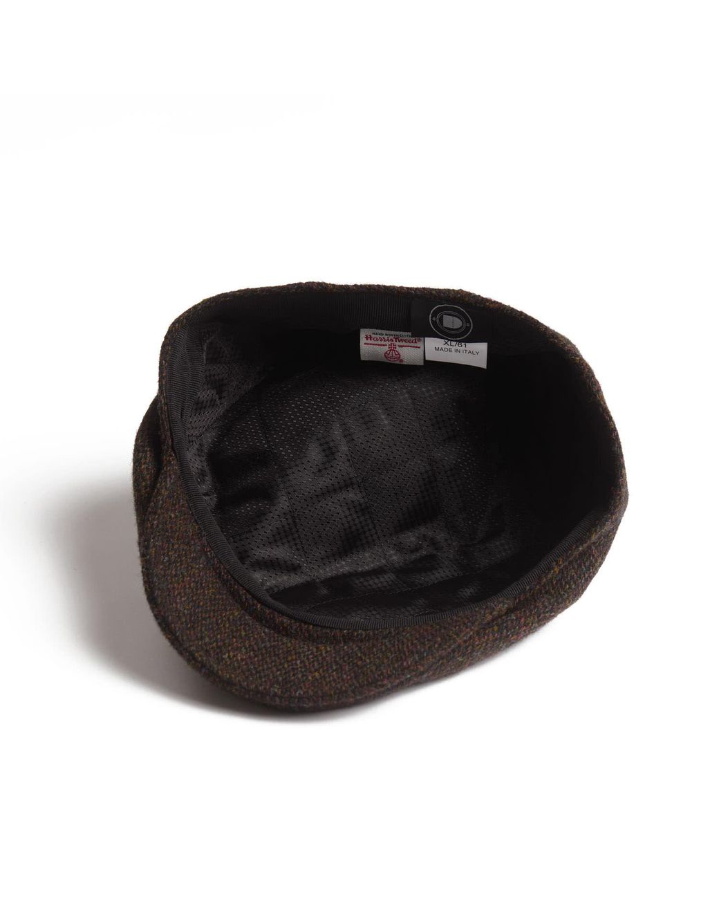 Dasmarca Hats Brown Justin Chestnut Harris Tweed Flat Cap Made for men
