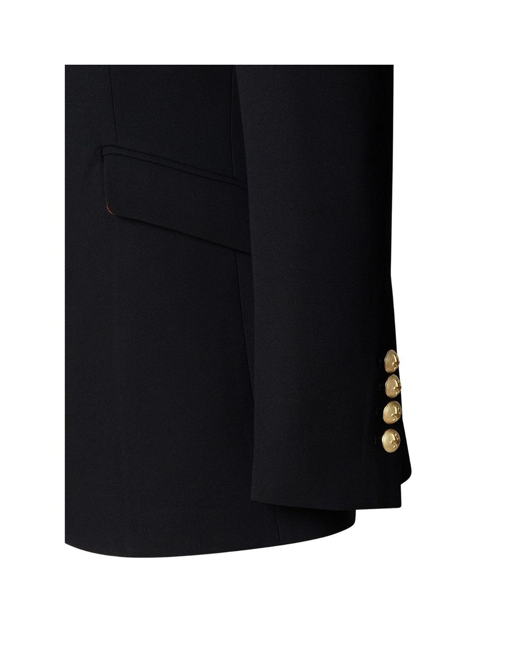 The Extreme Collection Black Tailored Blazer Single-Button Atelier